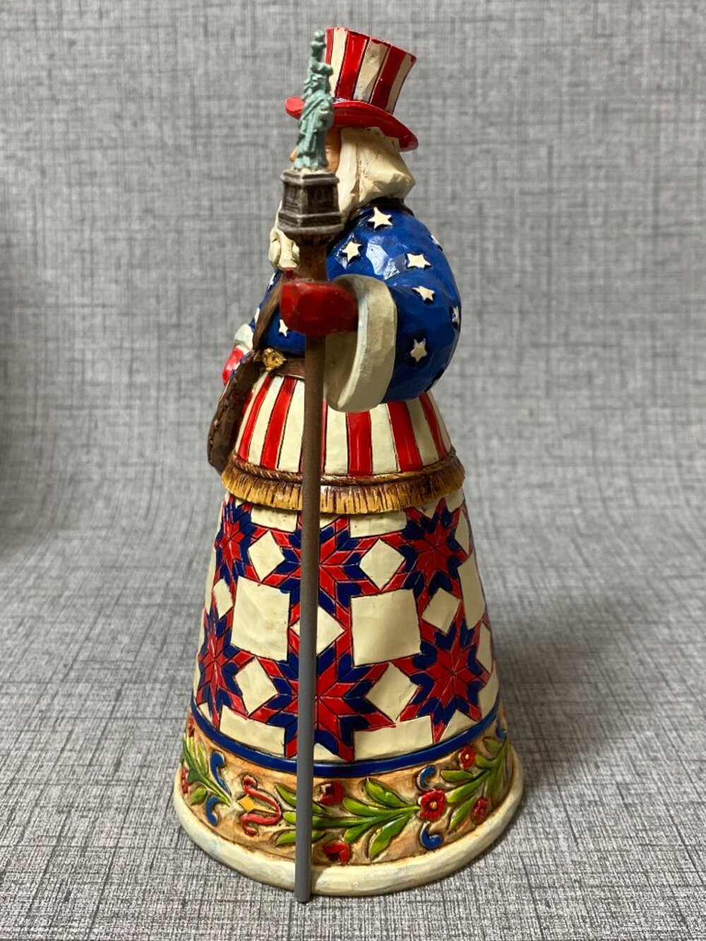 Jim Shore "Perfectly Festive in All Fifty States" Stars and Stripes Santa BOX - Picture 4 of 11